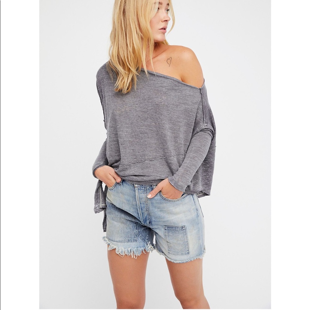 Free people off the shoulder top